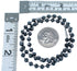 Hematite Sterling Silver Southwest Bead Necklace RX114378